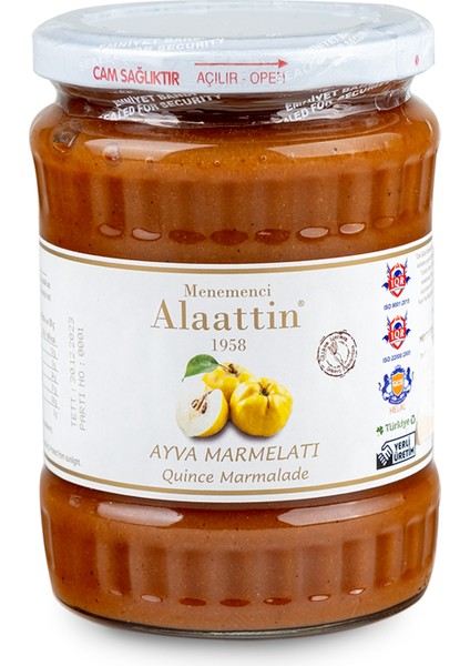 Menemenci Alaattin Ayva Marmelatı 450 gr