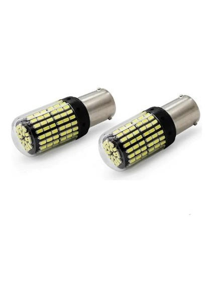 Auto Ampulance 93 Tek Duy  144 LED  Geri Vites Ampulü - Beyaz