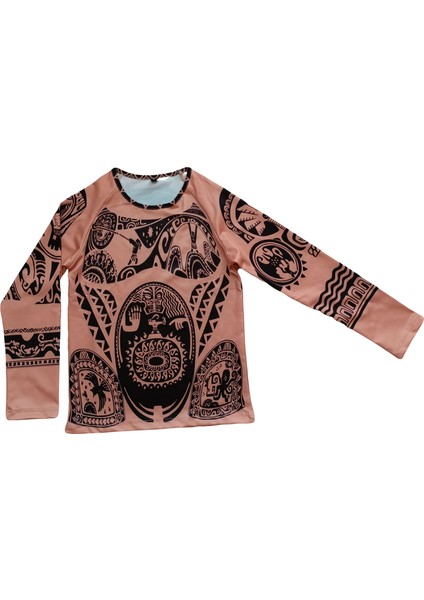 Erkek Çocuk Dövmeli Maui Kostümü Moana fiyatları