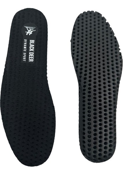 Hava Alan Delikli Tabanlık, Terlemeye Karşı Tabanlık,dayanıklı Ortopedik Ayakkabı Tabanlığı, Siyah