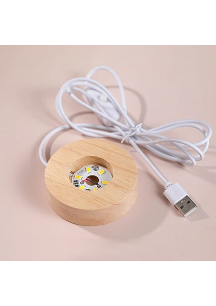 Kişiye Özel Işıklı Ahşap Kaideli Sevimli Balinalar Cam Küre 8cm*6cm