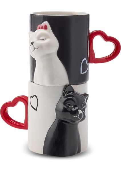 Love Cat 2'li Kupa 310 ml