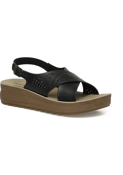164439.Z3FX Siyah Kadın Comfort Sandalet