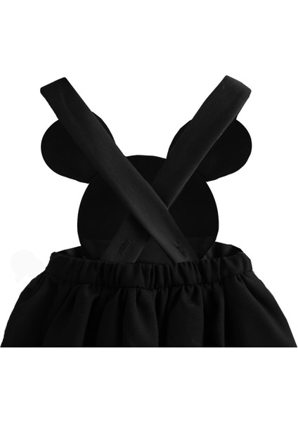 Kız Çocuk Elbise Siyah Sevimli Mini 5-10 Yaş fiyatları