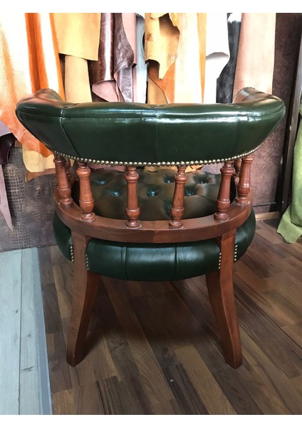 Hakiki Deri Green Bristol Berjer