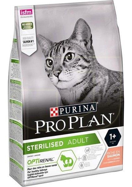 Proplan Kedi Sterilised Optirenal Somonlu 3 kg