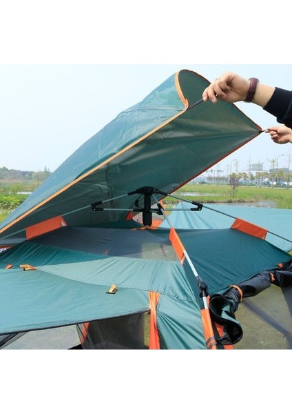 6 Kişilik Tam Otamatik Tenteli Kamp Çadırı Portatif Anti-Uv Su Geçirmez Outdoor Plaj Piknik Çadırı modelleri