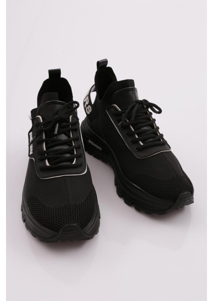 071 Kadin Arkasi Yazi Lastikli Sneaker