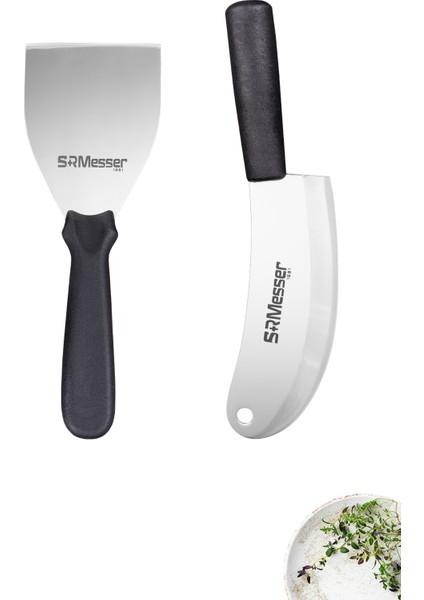 Soğan Satırı ve Spatula Gıda Börek Dilimleyici