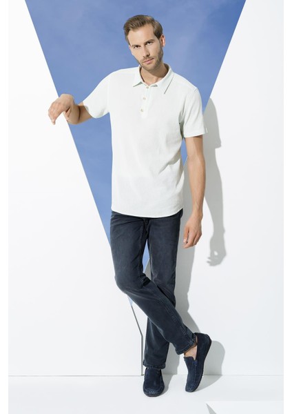 Organik 3 Düğmeli Kısa Kol Su Yeşili Gömlek fırsatları