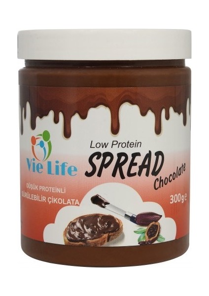 Vie Life Düşük Proteinli Sürülebilir Çikolata  300 gr