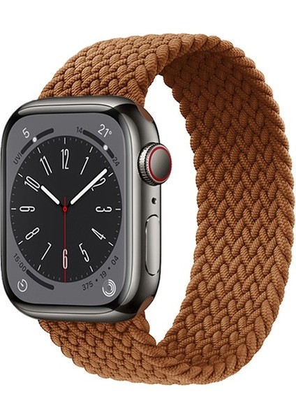 Apple Watch Uyumlu 42/44/45/46/49 mm Seri 2 3 4 5 6 7 8 Se 9 10 Uyumlu Esnek Örgü Kordon