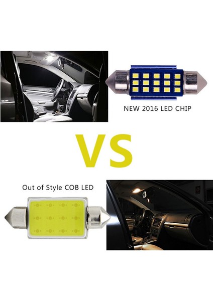 Dekoratif LED Ampul 18SMD Canbus 41MM Sofit Ampul Beyaz/ LAAM871 fırsatları