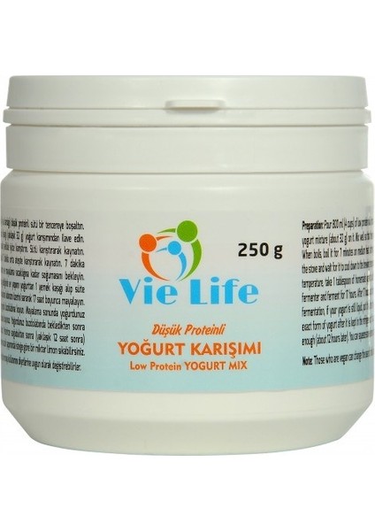 Vie Life Düşük Proteinli Yoğurt Karışımı 250 gr