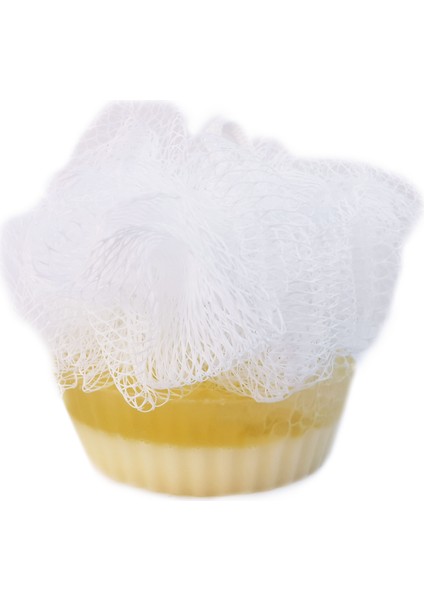 - Pirinç Sütü Cupcake Tasarım Banyo Lifli Sabun 120 gr