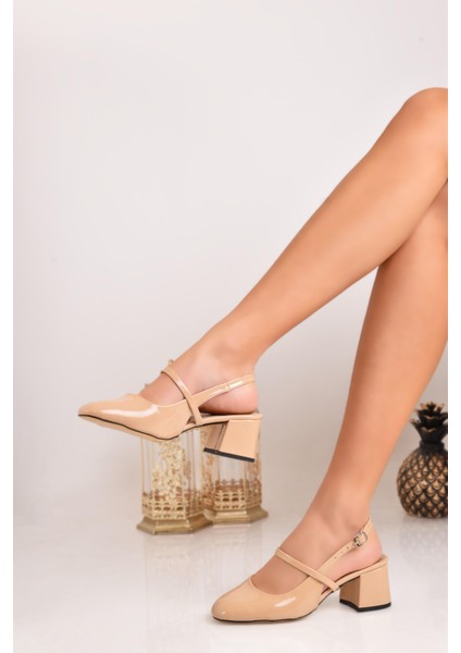 Kadın Rugan Klasik Topuklu Ayakkabı Stiletto