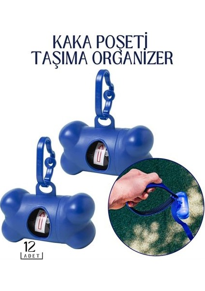 12 Adet Kaka Poşeti Taşıma Çantası 718572