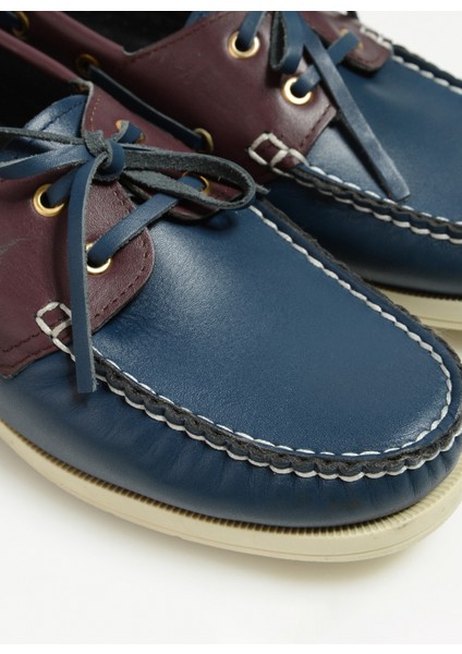 Deri Lacivert Erkek Günlük Ayakkabı YGZ5002 indirimleri