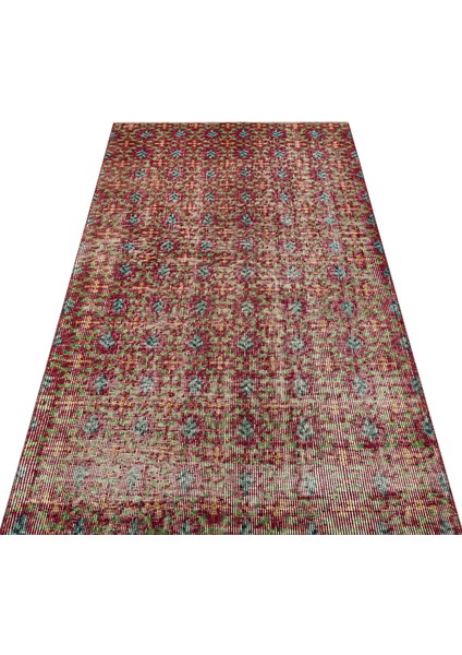 Eskitme vintage El Dokuma Halı 97 x 195 cm 9062