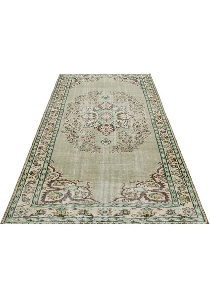 Eskitme Vintage El Dokuma Halı 153 x 264 cm F1056