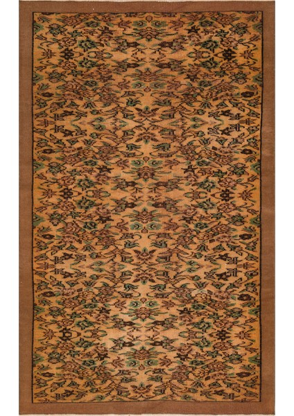 Eskitme Vintage El Dokuma Halı 144 x 238 cm F1387