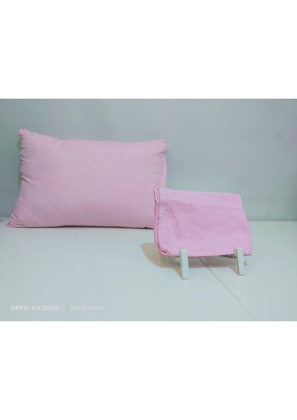 Sedali Home Düz Pembe Renk Yastık Kılıfı 1 Adet