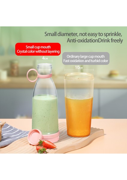 USB Mini Elektrikli Sıkacağı Taşınabilir Blender Meyve Karıştırıcılar Meyve Sıkacakları Çok Fonksiyonlu Meyve Suyu Yapıcı Makinesi Smoothies Blender (Yurt Dışından)