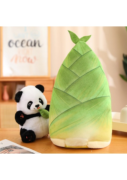 Hainan Shenda 35CM Panda Peluş Oyuncak - Yeşil (Yurt Dışından)