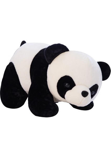 20CM Sevimli Panda Peluş Oyuncak - Siyah / Beyaz (Yurt Dışından)