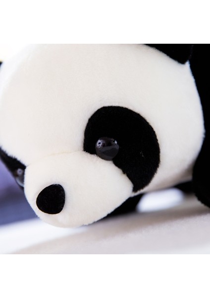 20CM Sevimli Panda Peluş Oyuncak - Siyah / Beyaz (Yurt Dışından)