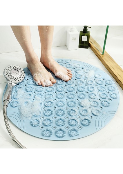 Banyo Güvenliği Duşu, Anti'nin Etrafında - Pvc Plastik Massage Vakum Kupası Bath Mat (Yurt Dışından)