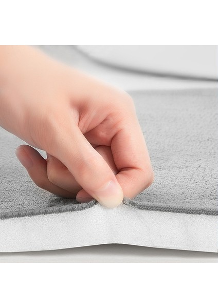 1pcs Süper Absorbent Bath Mat Memory Foam Karpeti Kıçırmayan Bathroom Rug Bat (Yurt Dışından)