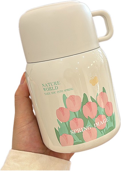 500 ml Taşınabilir Su Şişesi - Beyaz (Yurt Dışından)