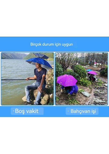 Şemsiye Şapka Açık Balıkçılık Şemsiye Güneş Şapkası Çay Toplama Şapka Bambu Şapka Şemsiye Katlanır Büyük Baş Giyen Şemsiye Şapka (Yurt Dışından)