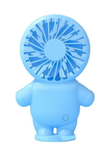 Taşınabilir El Fanı Karikatür Şarj Modeli Büyük Rüzgar Sevimli USB Mini Fan Masa Yurt Öğrenci Ofis Çalışanı Açık (Yurt Dışından)