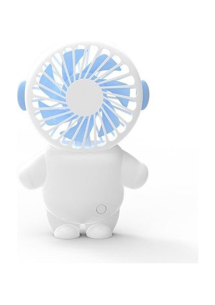 USB Yaz Açık Taşınabilir Şarj Küçük Astronot Fan Soğutucu Masaüstü Fan El Fanı (Yurt Dışından)