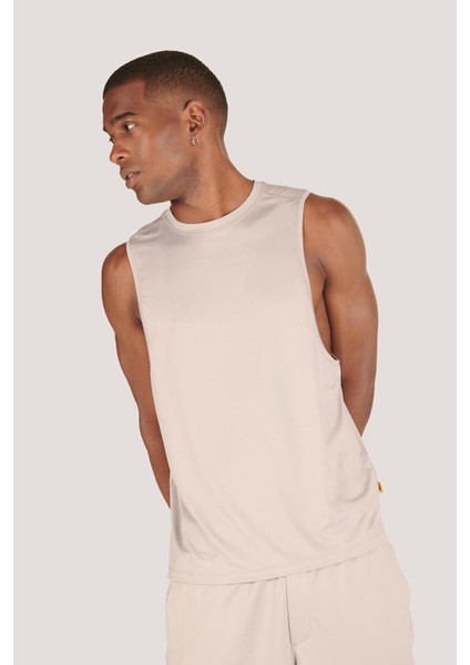 P-002999-ERKEK Askılı Bisiklet Yaka Sıfır Kol Casual Fitness Tişört Kolsuz Spor Atleti-Gri modelleri