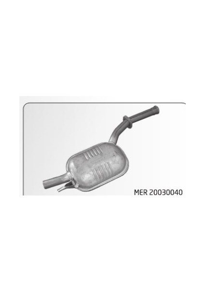 Mercedes 190 Orta Susturucu Egzoz Eksoz