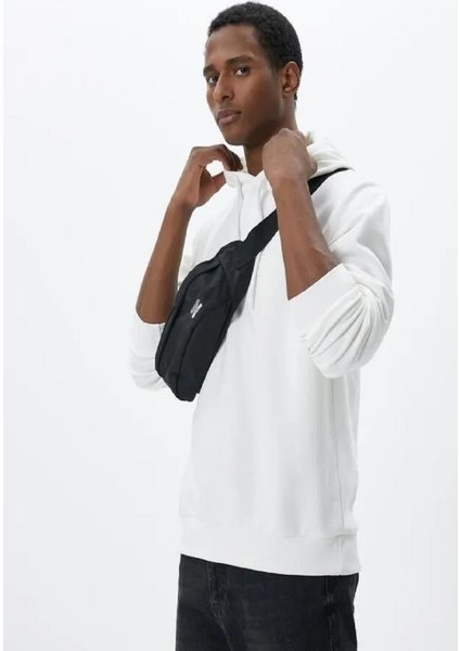 Koton Erkek Basic Kapşonlu Sweat Uzun Kollu Ekru fiyatları