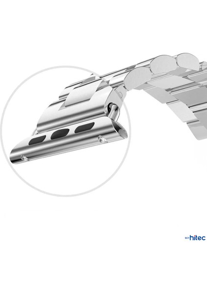 42-49MM Yeni Nesil Apple Uyumlu Akıllı Saat Kordonu Metal Gri modelleri