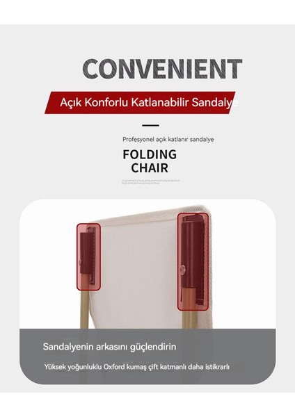 Açık Kamp Taşınabilir Katlanır Sandalye Eskiz Sandalye (Yurt Dışından)