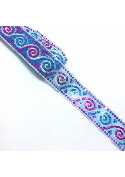 Pullu Işleme Şerit Mavi fiyatları