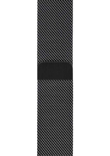 42-49MM Yeni Nesil Apple Uyumlu Akıllı Saat Kordonu Metal Siyah