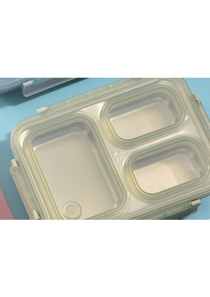 1000 ml Paslanmaz Çelik 304 Öğle Yemeği Kutusu Bölme Sızdırmaz Termal Bento Kutusu Yetişkin Çocuklar Gıda Konteyner Mikrodalga Yemek Kutusu | Öğle Yemeği Kutuları (Yeşil) (Yurt Dışından) fırsatları