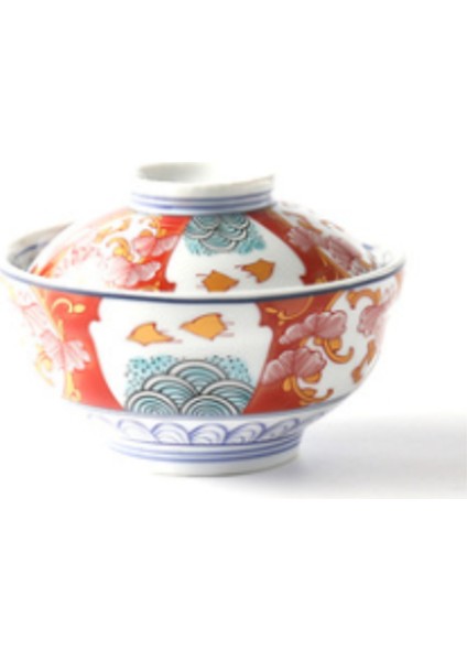 Japon Seramik Kapaklı Şehriye Kase Büyük Yaratıcı Noodle Kase Şehriye Için Meyve Salatası Çorba Kase Malzeme Mutfak Sofra Takımı | Kaseler (Yurt Dışından)