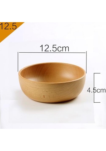 Ahşap Salata Kase Büyük Yuvarlak Ahşap Salata Çorbası Yemek Kase Plakaları Ahşap Mutfak Eşyaları Set Doğal El Yapımı | Kaseler (Yurt Dışından)