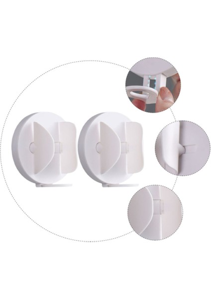 7.2 cm Elektrikli Diş Fırçası Tutucular Duvara Monte Depolama Rafı Banyo (Beyaz) | Diş Fırçası ve Amp;diş Macunu Tutucular (Yurt Dışından)