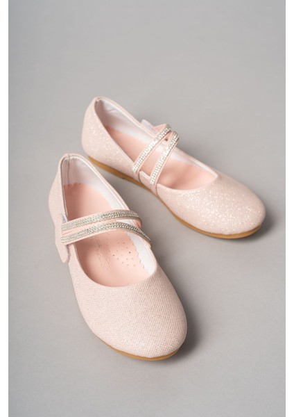 Çatal Baretli Kalpli Pudra Star Kız Çocuk Ayakkabı indirimleri
