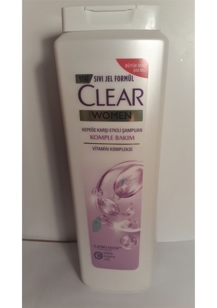 Women Vitamin Kompleks Komple Bakım Şampuanı 600 ml Sıvı Jel Formül