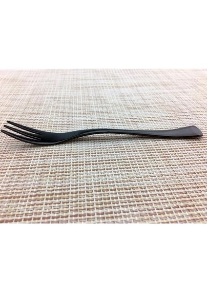 4 Adet Paslanmaz Çelik 3 Tines Kek Çatal Set Ayna Black Fork Akşam Yemeği Salatası Tatlı Meyve Çatal Çatal Seti | Çatallar (Yurt Dışından)